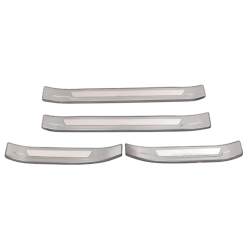 exterior silver 4pcs Модифицированная специальная приветственная педаль, задняя защита порога, декоративные автомобильные аксессуары для Lexus NX200 NX300 200T 300H - Цвет: exterior silver 4pcs
