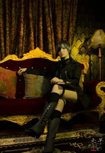 Новинка Черный Батлер Kuroshitsuji Небесный Phantomhive Косплей Костюм злых черных искусств