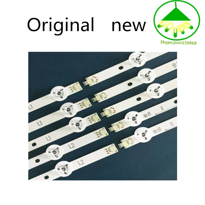10 шт./лот светодиодный полосы для LG 4" ТВ V14 тонкий DRT Rev0.6 6916L-1682A 6916L-1683A LC420DUH 42LB673 42LY970