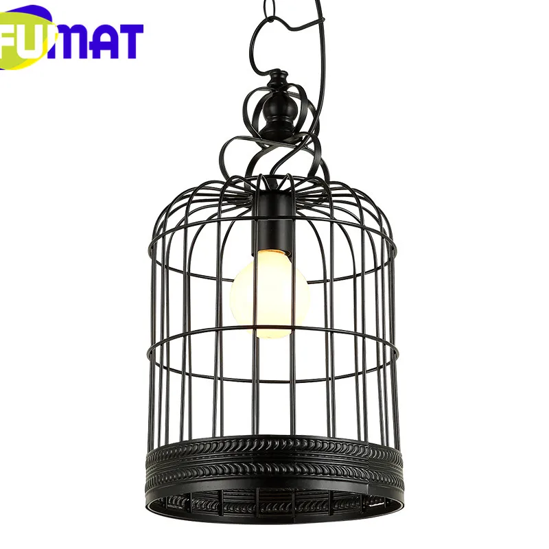 Подвесной светильник FUMAT винтажный подвесной в стиле ретро черная Подвесная