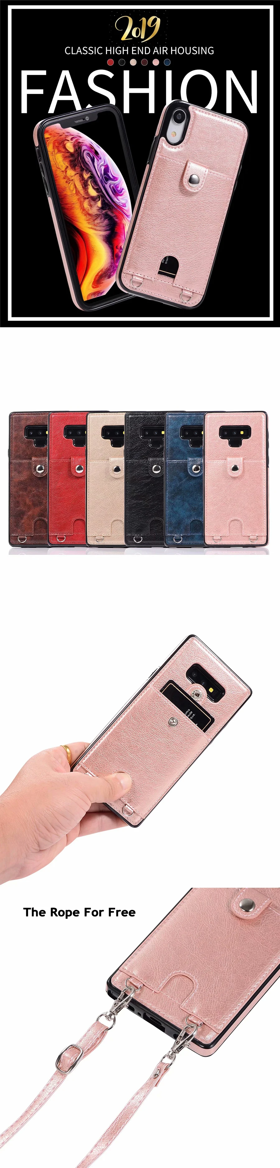 VALAM Мода флип чехол для samsung S8 S8 Plus Note 8 примечание 9 Грязезащищенная бумажник чехол для samsung S7 S9 S9plus анти стук