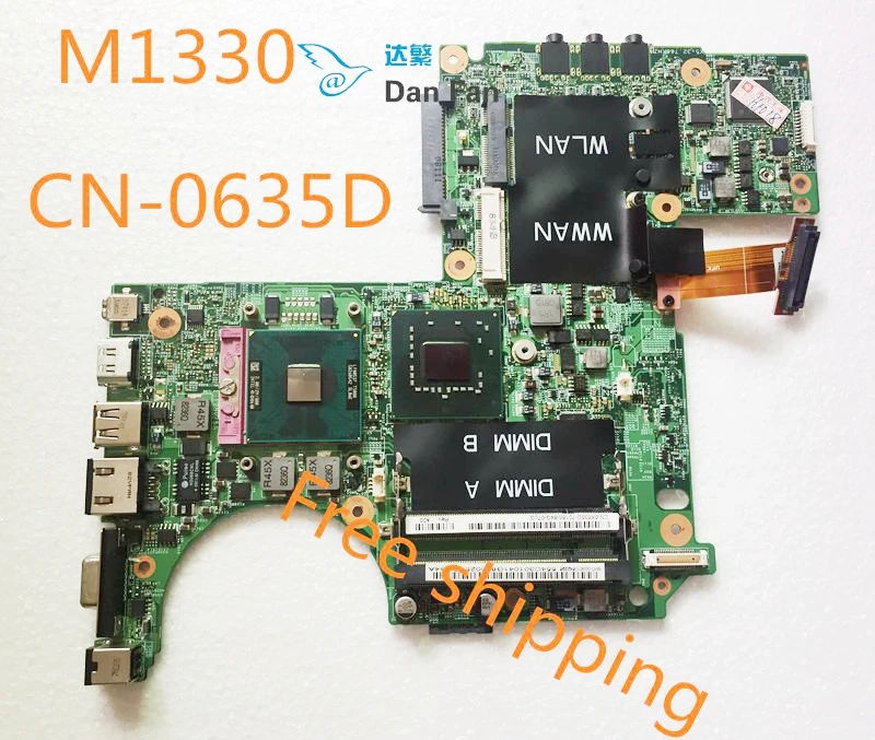 

Материнская плата CN-0X635D X635D для ноутбука DELL XPS M1330, 100% протестированная