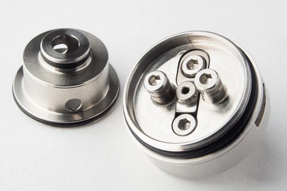 Нержавеющая сталь DIY RTA Dvarw MTL RTA rebuildable танк распылитель с AFC воздушный поток вставка 510 совместимый тефлоновый капельный наконечник