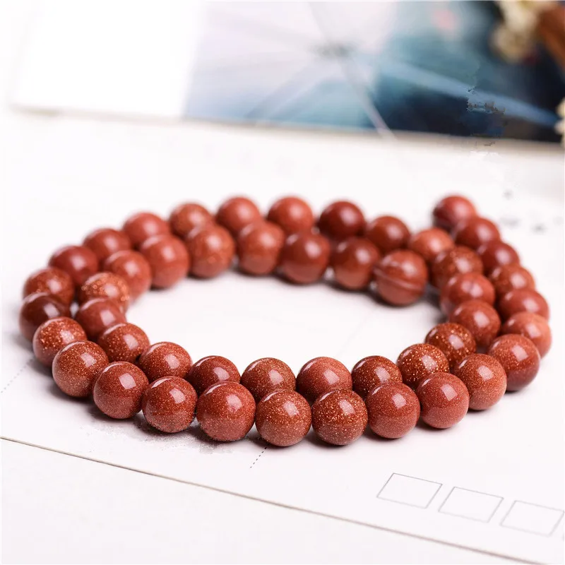 RONGQING модные золотые песочные камни свободные бусинки коричневые Золотые бисер