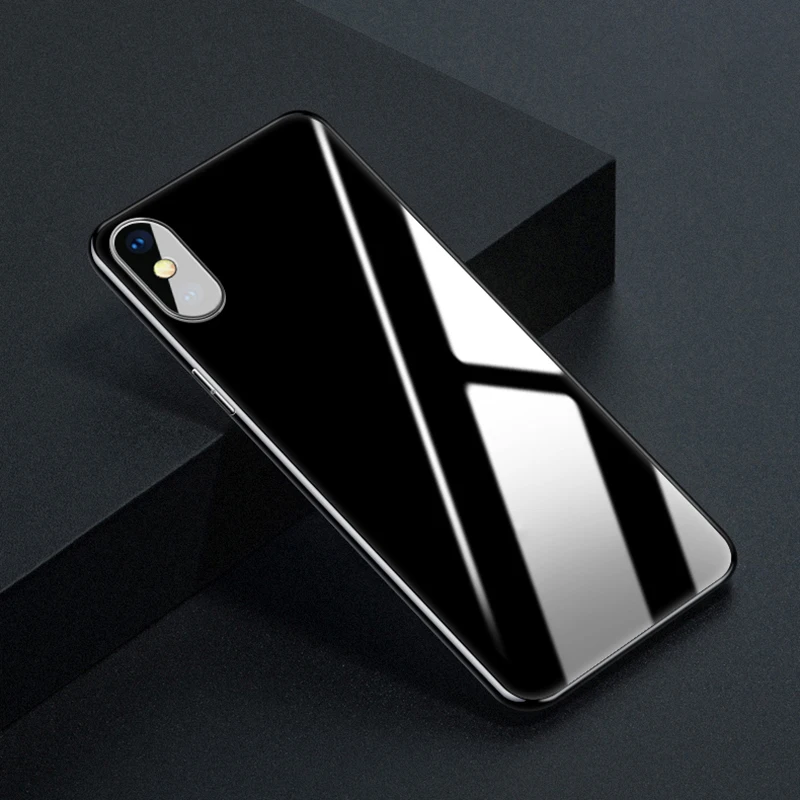 Phone Silicone Case For iPhone XS Max Xr Ultra-Thin Anti-Fall Shell X 7 8 Plus Electroplating Solid Color F51 |