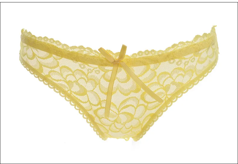 Лидер продаж женские сексуальные Симпатичные прозрачные кружевные трусики