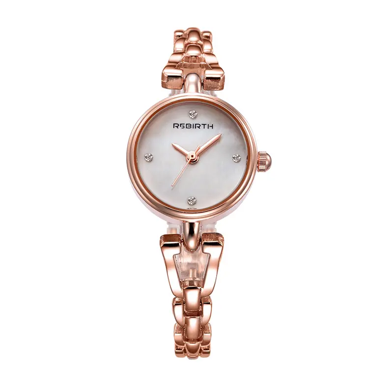 Rose gold Женские дизайнерские часы-браслет, роскошные модные нарядные часы для женщин,, Возрожденные очаровательные часы из розового золота, полностью стальные женские часы - Цвет: Rose gold
