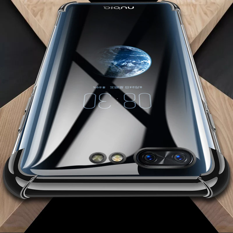 Чехол для ZTE Nubia X 6 26 '✽ лазерная подушка безопасности с металлическим