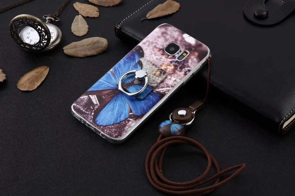 Мягкий гелевый Чехол с УФ принтом для Samsung Galaxy Note 2 3 4 5 S3 S4 S5 S6 S7 Edge S8 Plus|case for samsung