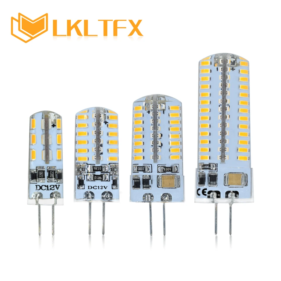 Светодиодная лампа LKLTFX G4 высокой мощности 3 Вт SMD3014 12 В постоянного тока 220