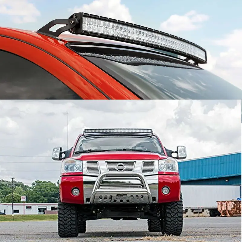 Крыша верхней лобовое стекло кронштейны для Nissan Titan 04 14 2D 4D 5D 50 &quotдюймов прямые