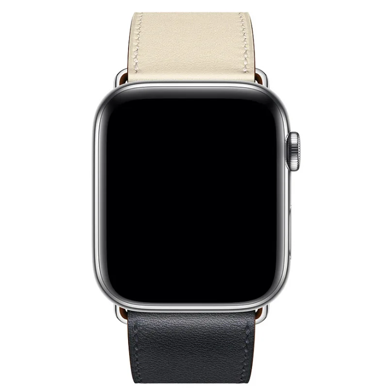 Для Apple Watch Series 4 iWatch ремешок 40 44 мм для часов из натуральной кожи 2 3 браслет 38 42