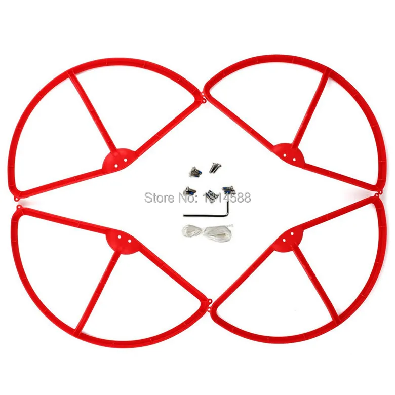 

DJI Phantom 3 aerial four axis aircraft blade protection ring propeller protector WLtoys V303 red protective ring parts