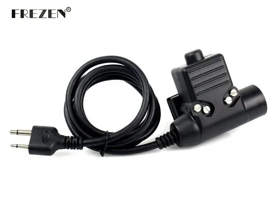 U94 PTT Cable Plug Military Adapter Z113 Standard Version for ICOM IC-F21 IC-F10 two way radio A38 Hunting