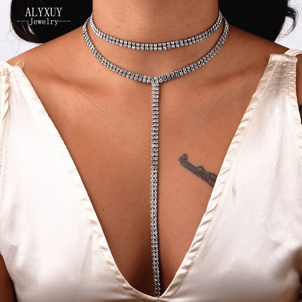 Ювелирные изделия Высочайшее качество полная горный хрусталь звено цепи