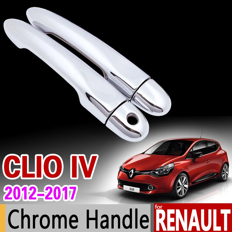 Хромированная накладка на ручку для Renault Clio IV 4 MK4 2012 2013 2014 2015 2016 2018 2019