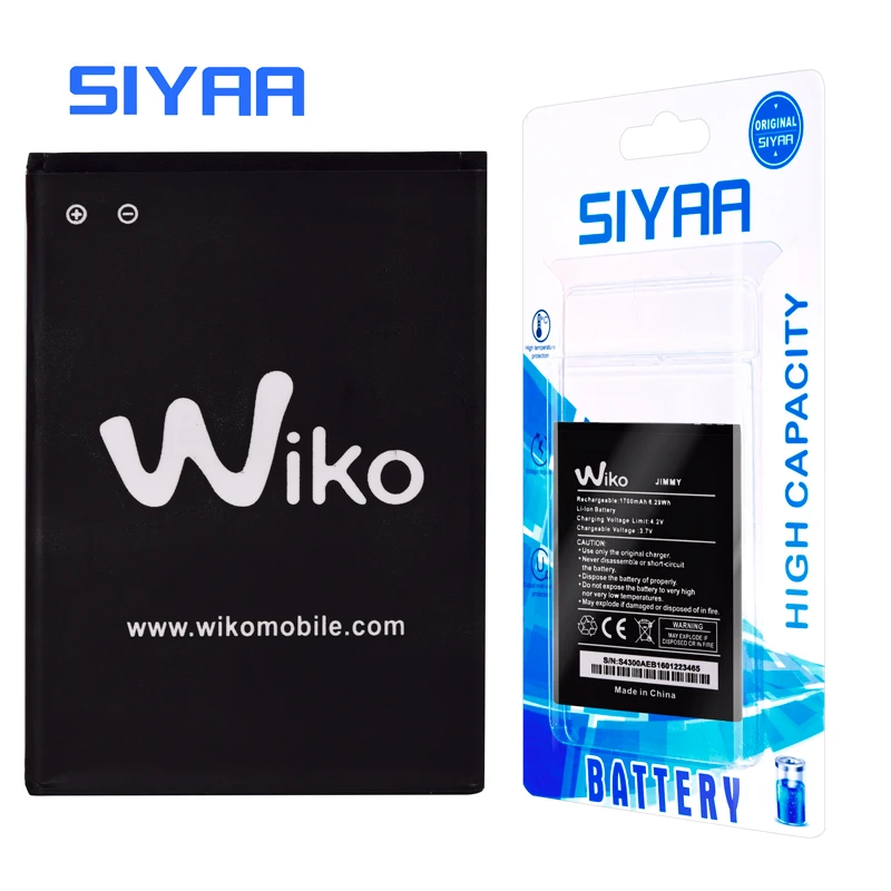 Оригинальная батарея SIYAA Jimmy для Wiko мобильного телефона хорошее качество высокая
