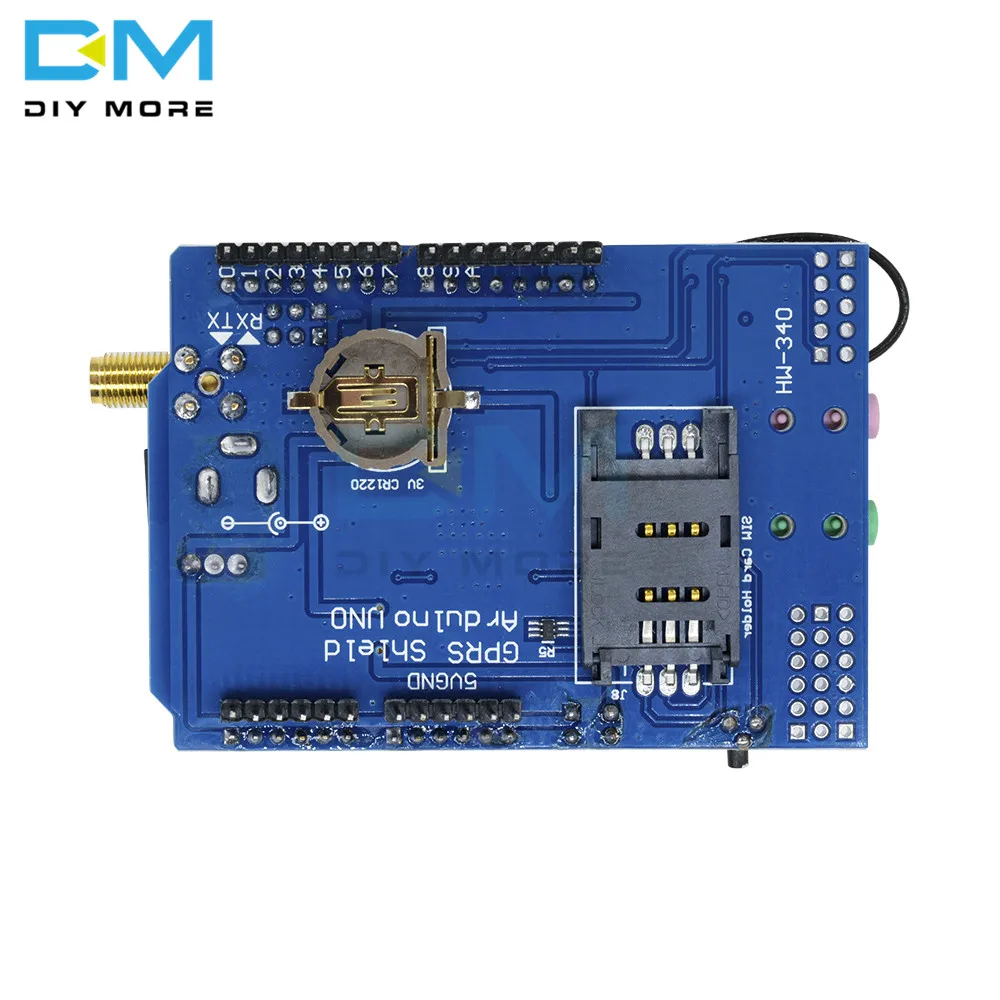 Модуль платы SIM900 850/900/1800/1900 МГц GPRS/GSM совместимый с Arduino GPIO PWM RTC | Электронные