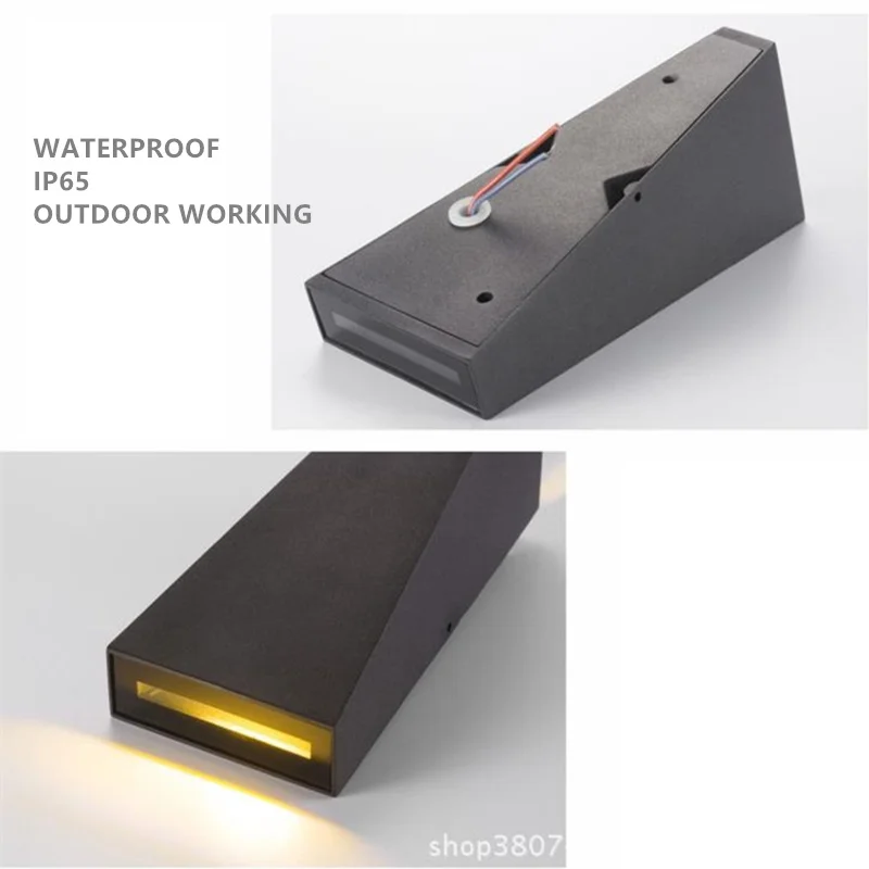 

GYLBAB 6W LED aluminium wall lights up down garden modern under for bedroom wall lamp arts 110v 220v waterproof outdoor IP65