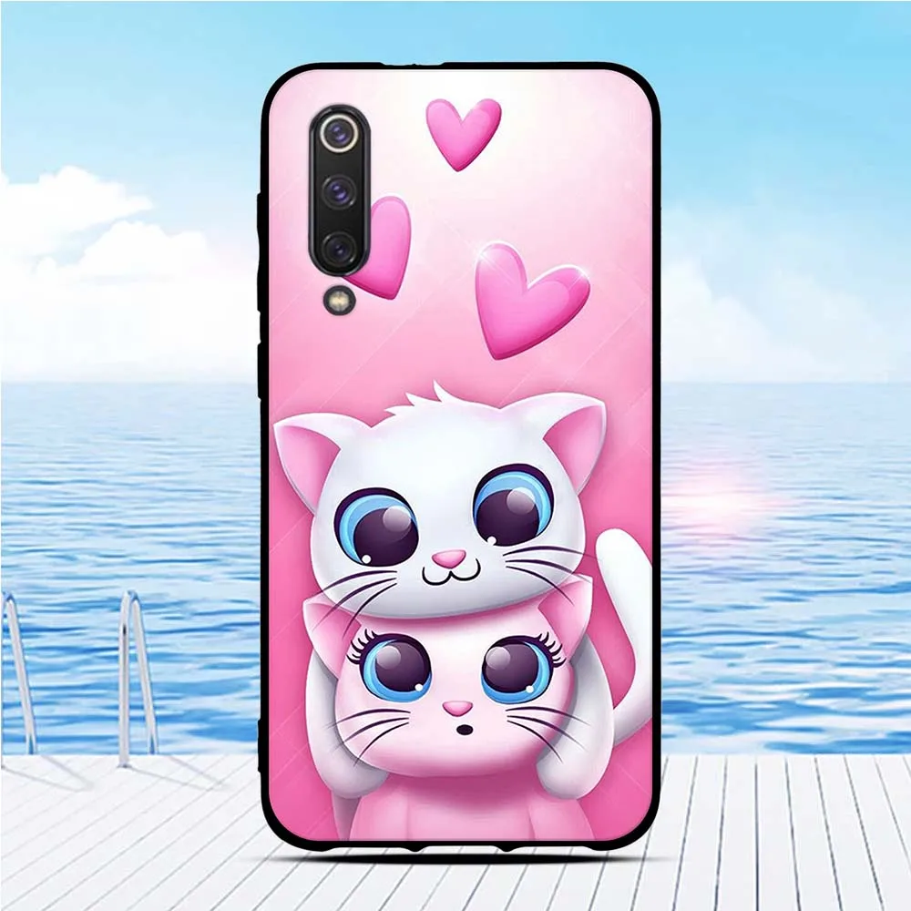 Phone Case For Xiaomi Mi 9 SE Silicone Capa TPU Relief Cartoon Mi9 Coque 3D Print Funda |