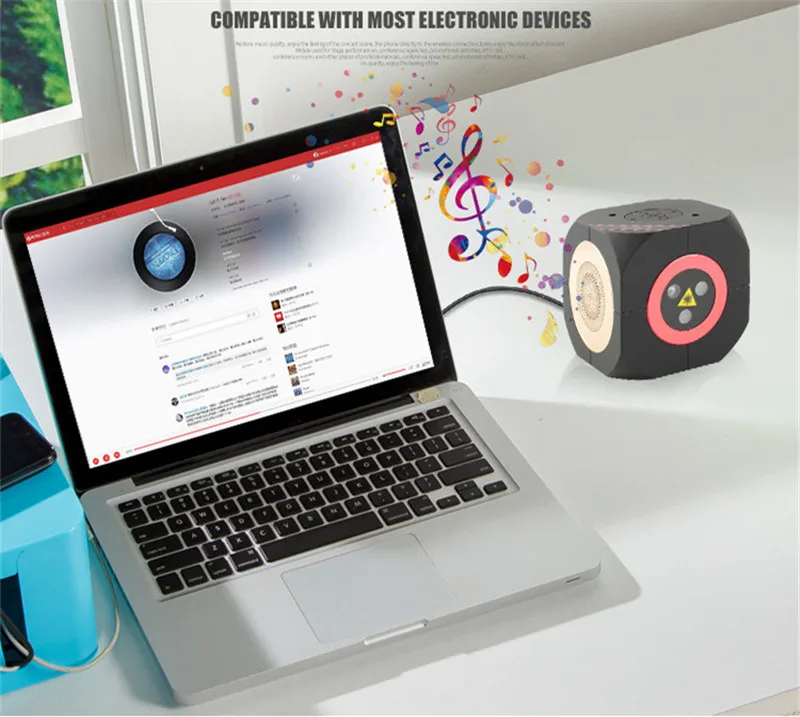 Светодиодный лазерный модуль Bluetooth аудио сценический светильник переменного