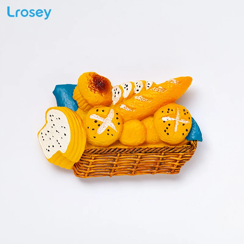 

Egg Bread Fridge Magnet Home Decoration Accessories high quality magnetic kitchen Series Tourist souvenir Refrigerator Magnets