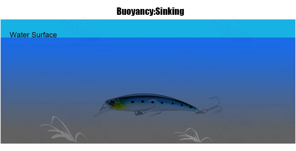 SeaKnight Minnow SK040 приманка для рыбалки 1 шт. 9,5 г 70 мм/2.76in Jerkbait 3D глаза VMC крючки тонущие жесткая рипбейт