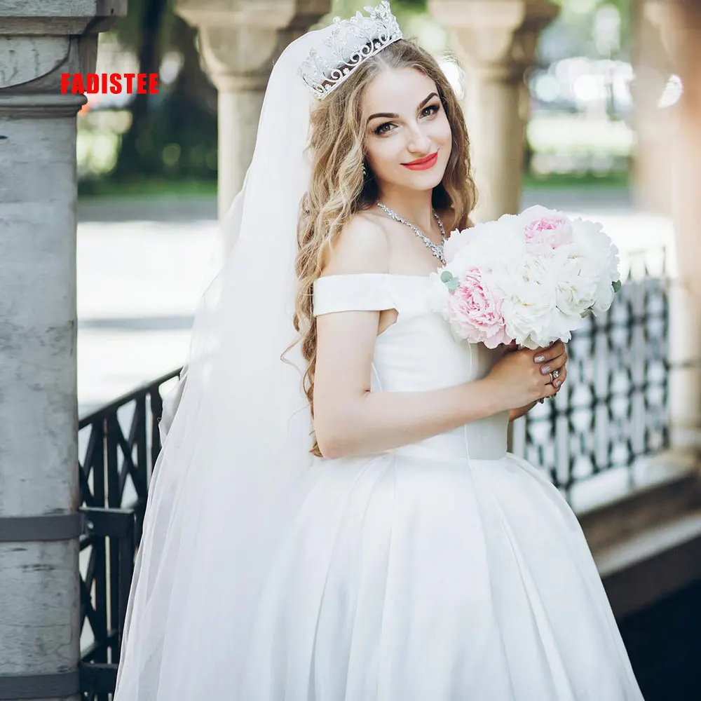 Новое поступление Элегантное свадебное платье FADISTEE для вечеринки Атласное