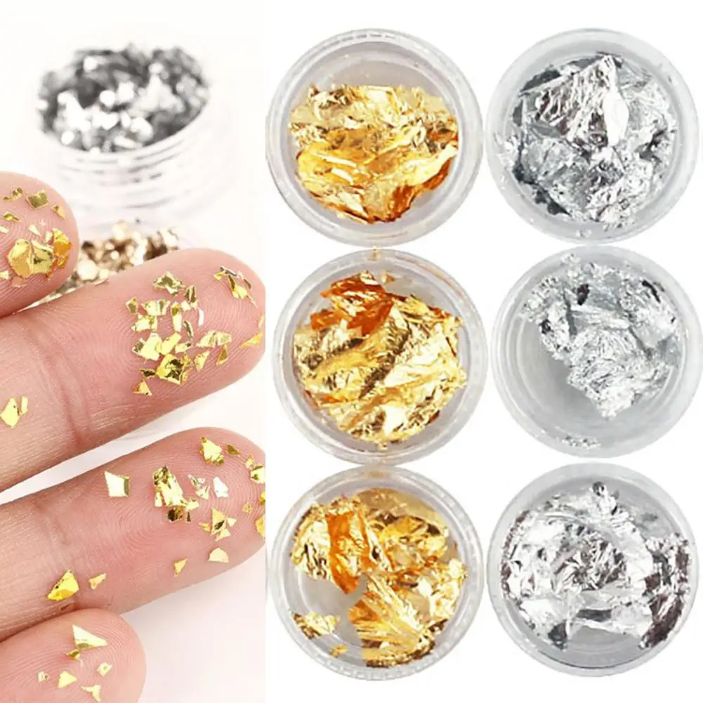 35 # Beauty Professional 12 шт. золотистые и Серебристые искусственные акриловые УФ гели