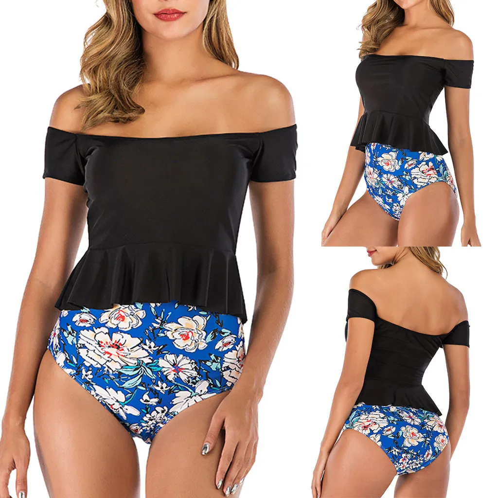 Женские комплекты Танкини с шортами для мальчиков Женский комплект бикини