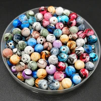 8mm 20mm round shape beads jewelry making acrylic beads multicolor loose bead jewelry diy accessory ykl36 42