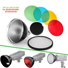 Godox AD200 специально AD-S2 Стандартный отражатель крышка с мягким диффузором + AD-S11 цветной фильтр для Godox AD200AD180AD360AD360II