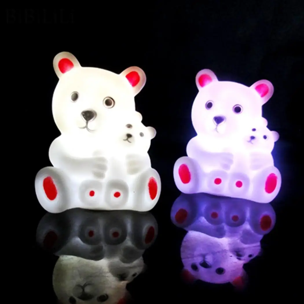 Игрушка для кровати цветная лампа ночник ночнушка Детская мультяшное животное