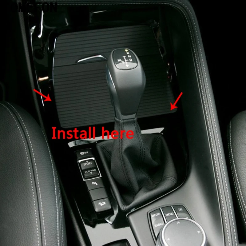 TOMEFON для BMW X1 F48 2016 2017 2018 LHD ABS дерево Краски подкладке спереди Шестерни