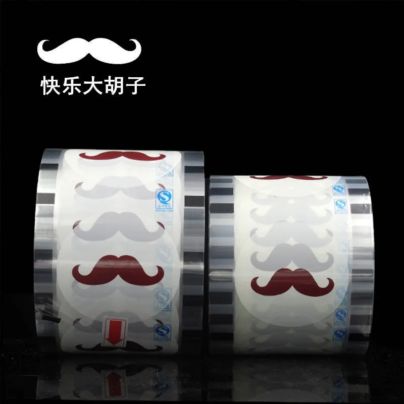 Новый дизайн одноразовые пластиковые чашки уплотнительная пленка для диаметром