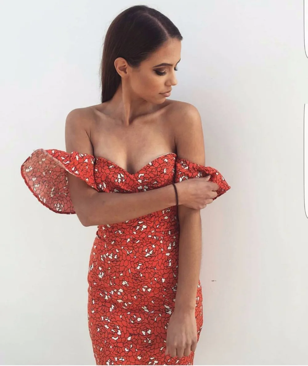 Лето 2018 женское пляжное платье с оборками в полоску Повседневное поясом