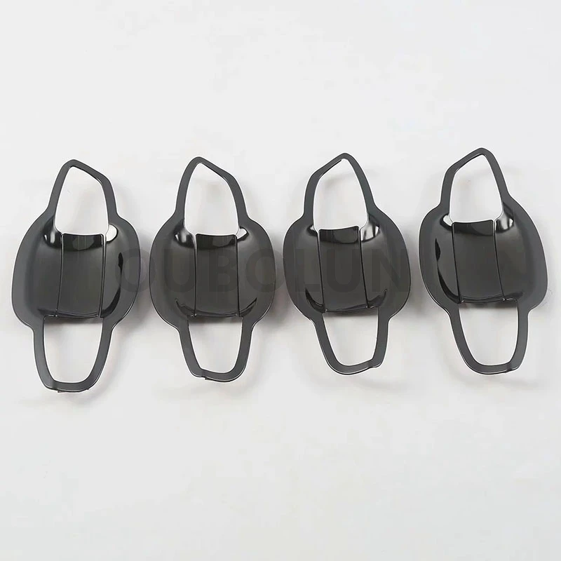 OUBOLUN для Volkswagen Tiguan MK2 внешняя сторона дверной ручки чаши Стикеры для обклейки автомобиля внешние аксессуары из нержавеющей стали