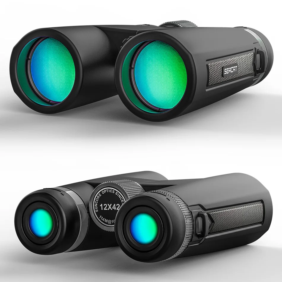 Бинокль телескоп 12X42 BAK4 Binoculo Telescopio Профессиональный Prismatico Lornetka Jumelles