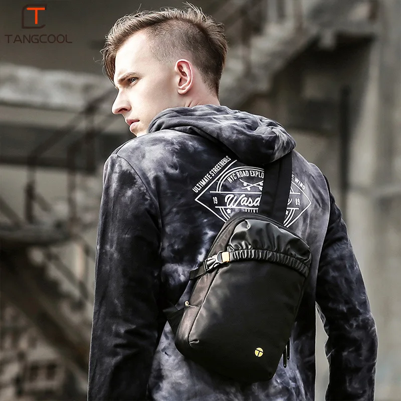 Tangcool 8038 модные мужские сумки через плечо нагрудный пакет короткая