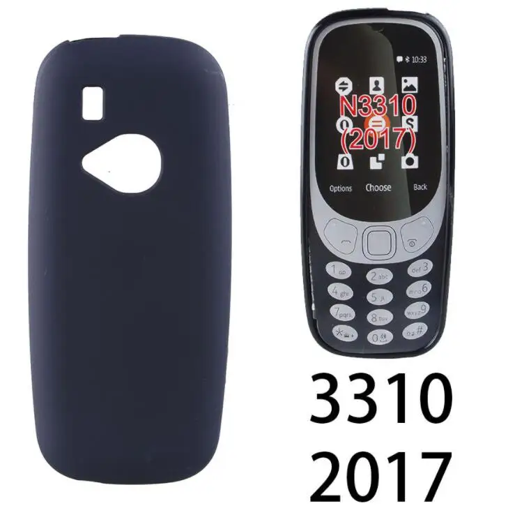 Чехлы для Nokia 105 3310 3G (2017) матовый мягкий силиконовый гелевый Чехол из ТПУ 3g 2017