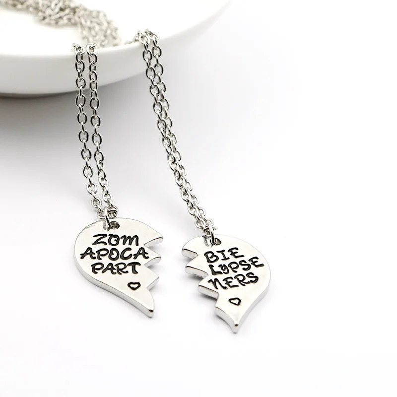 2 предмета Новый стиль разбитое сердце &quotзомби Апокалипсис партнеры&quot Best друг