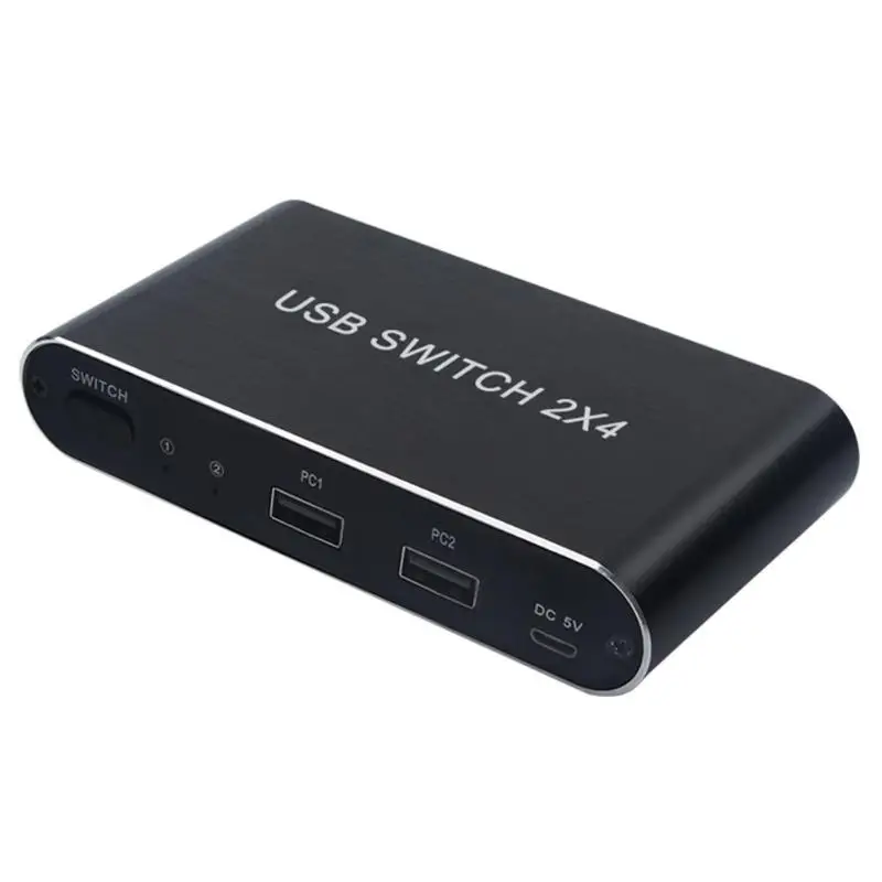 4 порта USB2.0 переключатель устройства распределитель адаптер концентратор для ПК