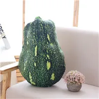 1 шт. about50cm фруктовая Подушка дуриан ананас помидоры в форме клубники Баклажан канталупа Тыква овощи Фаршированные Плюшевые подушки игрушки - Цвет: pumpkin