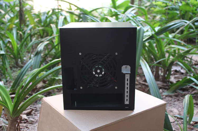 Чехол NAS для компьютера N4 ITX алюминиевый корпус N4S шасси с возможностью горячей