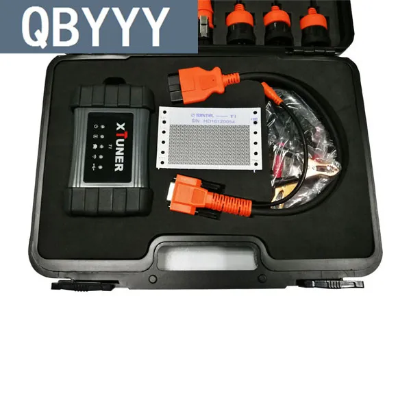 QBYYY оригинальный WIFI xтюнер T1 для тяжелых грузовиков Диагностика сканер |