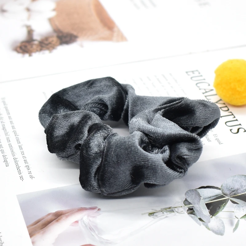 30 цветов бархатные резинки для женщин девочек эластичные волосы резиновые ленты