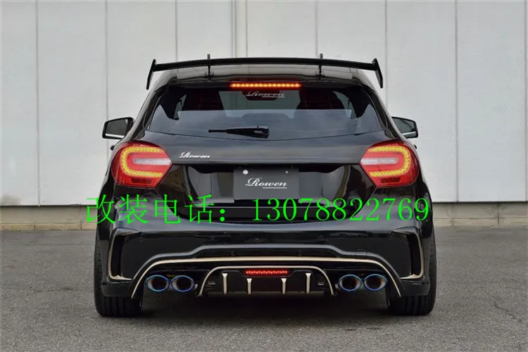 Подходит для Mercedes Benz A ROWEN W176 A180 200 250 260 A45 модифицированный задний спойлер из