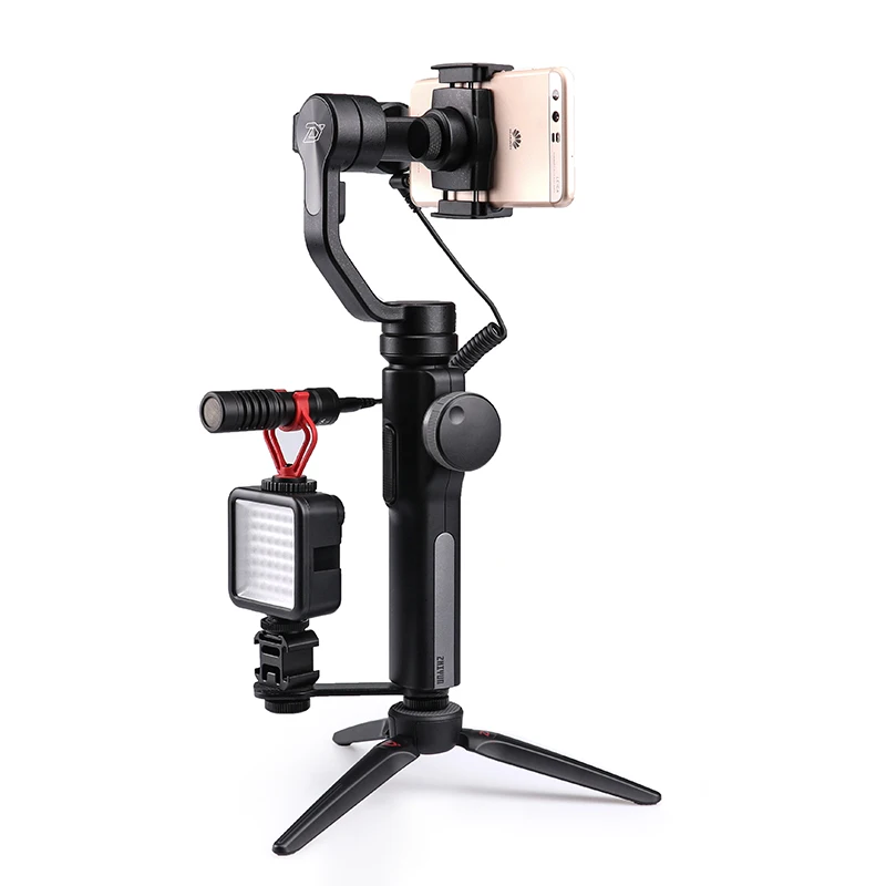 3-осевой Ручной Стабилизатор Zhiyun Smooth 4 для смартфонов iPhone X 8 7 6 Plus SE Xiaomi 5 Samsung Galaxy S9