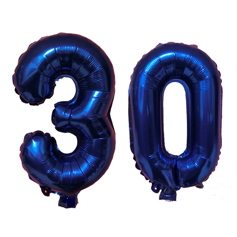 16nch Happy Birthday Balloon 30 40 50 60 Anniversary Aluminium Foil Balloons Wedding Decor Supplies | Дом и сад