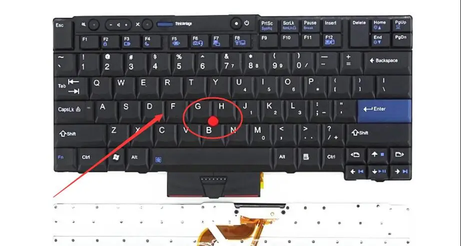 Коричневый Клавиатура для ноутбука lenovo ibm T410S T520 T420 X220 W520 X220T T410 T510 W510 записная книжка - Цвет: Коричневый